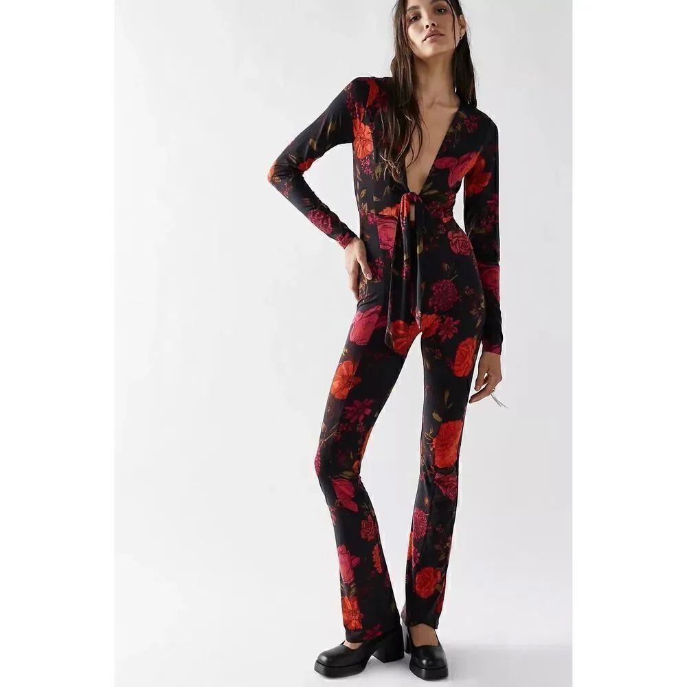 Free People - Flora Printed Catsuit size S